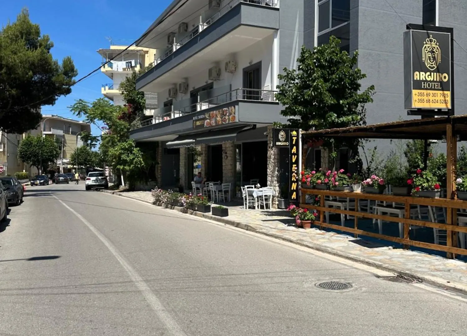 Hotel Argjiro location